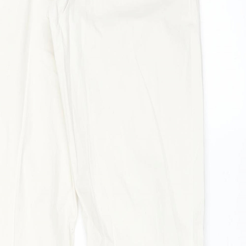 Lee Cooper Womens White   Bootcut Jeans Size 14 L32 in