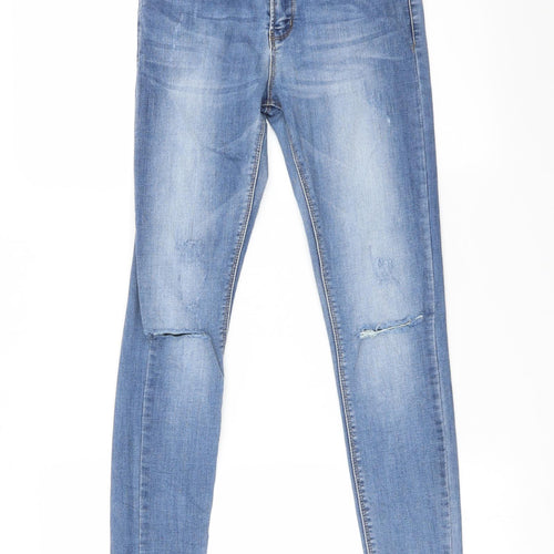 DAYSIE Womens Blue   Skinny Jeans Size 6 L27 in