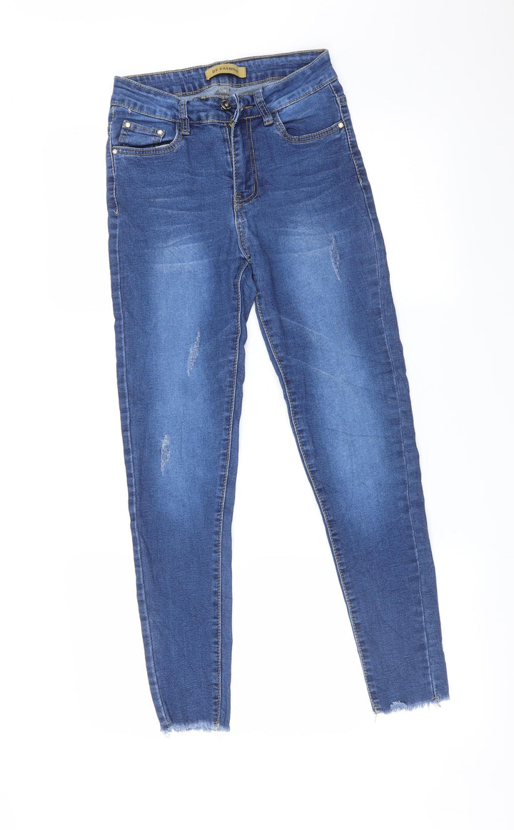DS FASHION Womens Blue   Skinny Jeans Size 8 L25 in