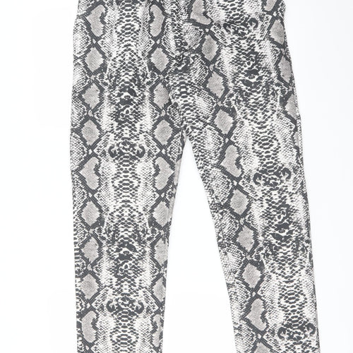 NEW IMPERIAL Womens Multicoloured Animal Print  Trousers  Size 12 L28 in
