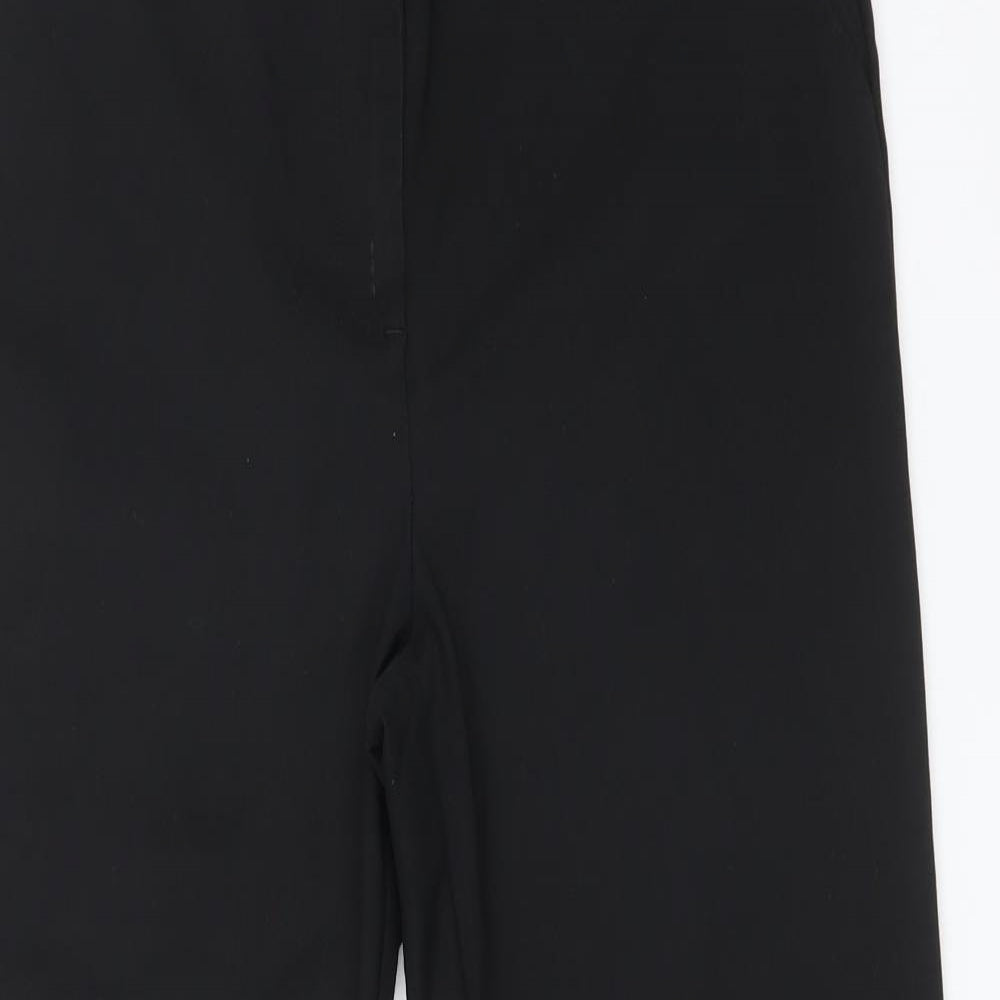 Papaya Womens Black   Trousers  Size 10 L27 in
