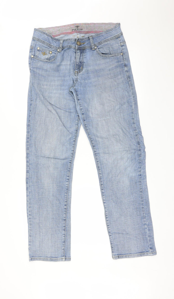 PATSY Womens Blue   Straight Jeans Size 29 L32 in