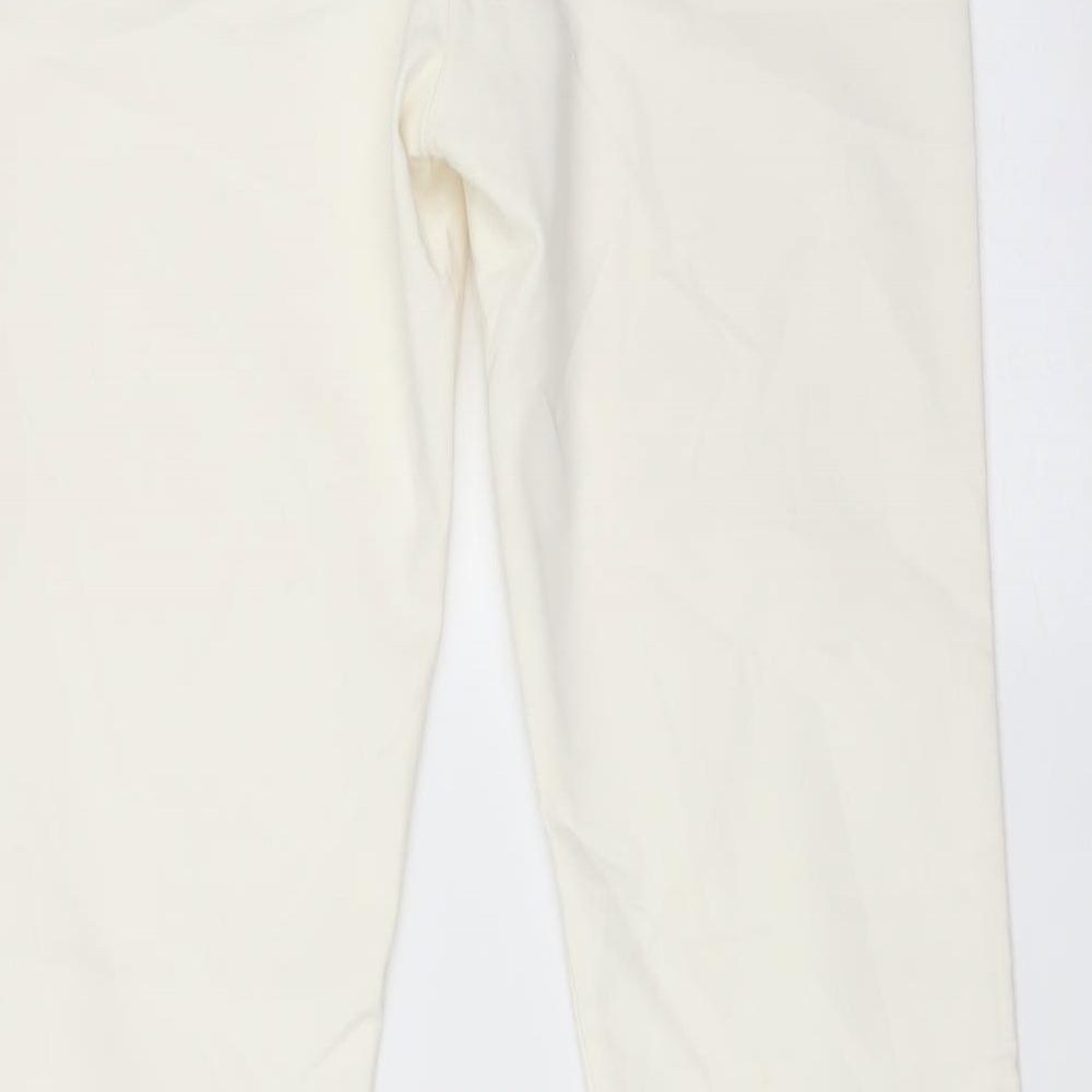 Zara Womens White   Straight Jeans Size S L28 in
