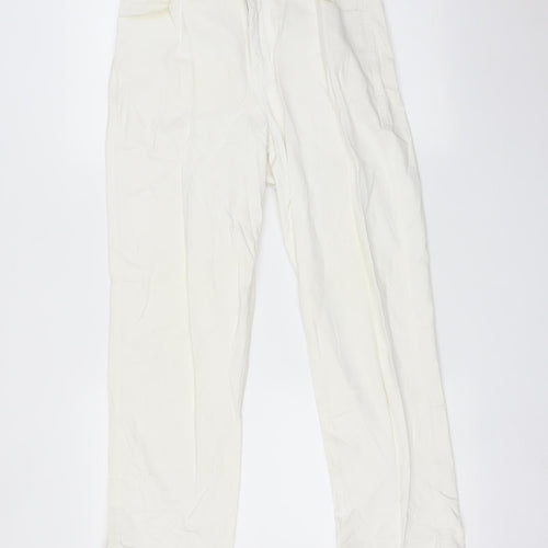 MICHA Womens White   Straight Jeans Size 10 L27 in