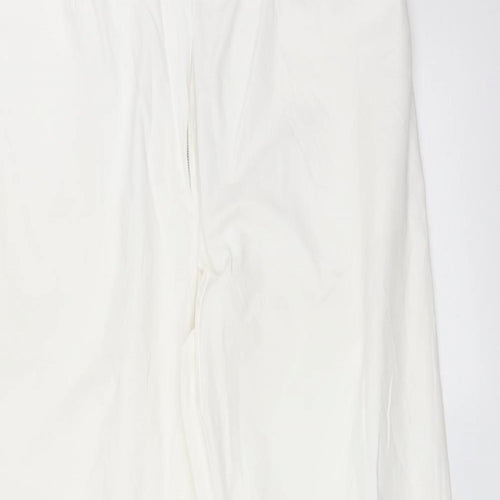 HIZA Womens White   Trousers  Size 18 L28 in
