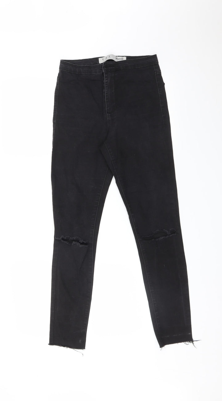 DENIM CO Womens Black Skinny Jeans Size 10 L27 in