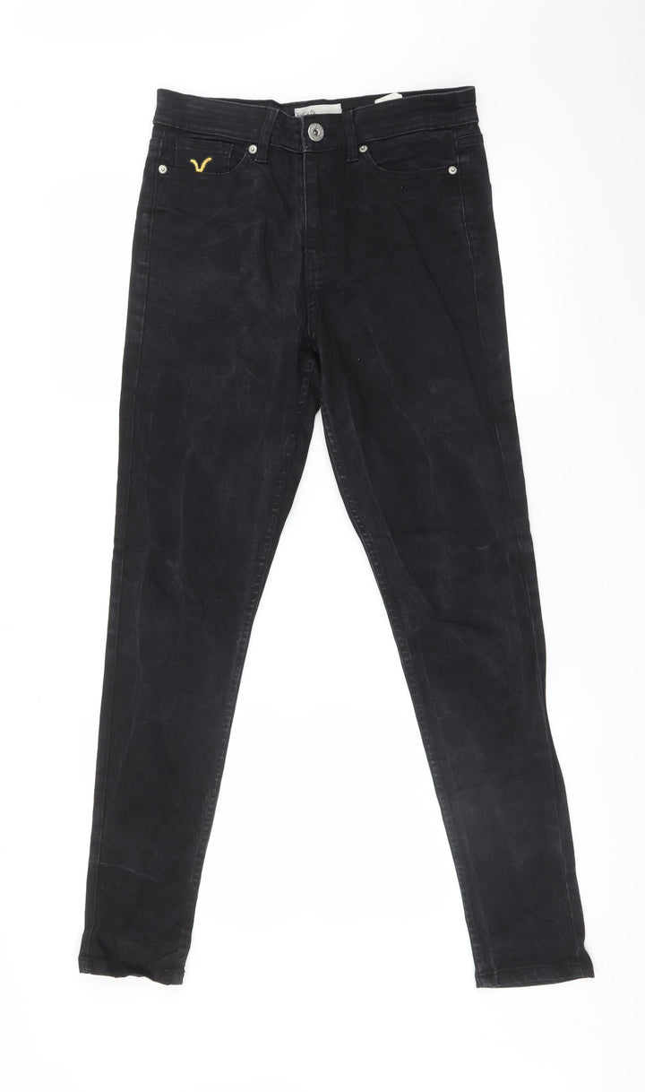 VOI JEANS CO Womens Black   Skinny Jeans Size 10 L29 in