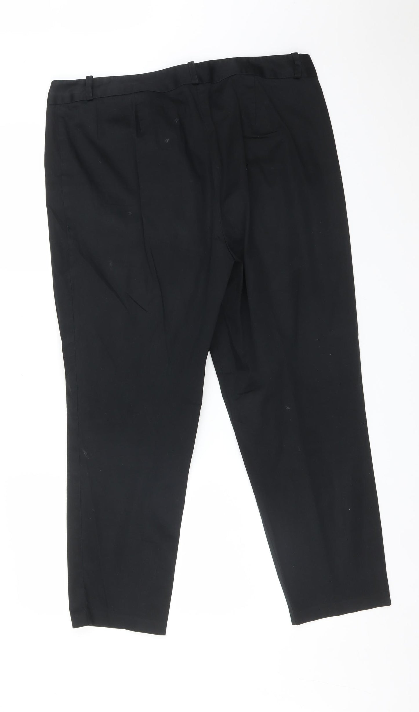 M&S Womens Black   Trousers  Size 16 L24 in