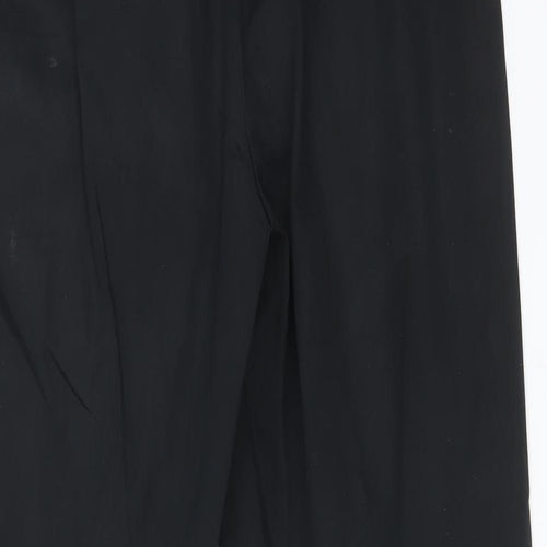 M&S Womens Black   Trousers  Size 16 L24 in