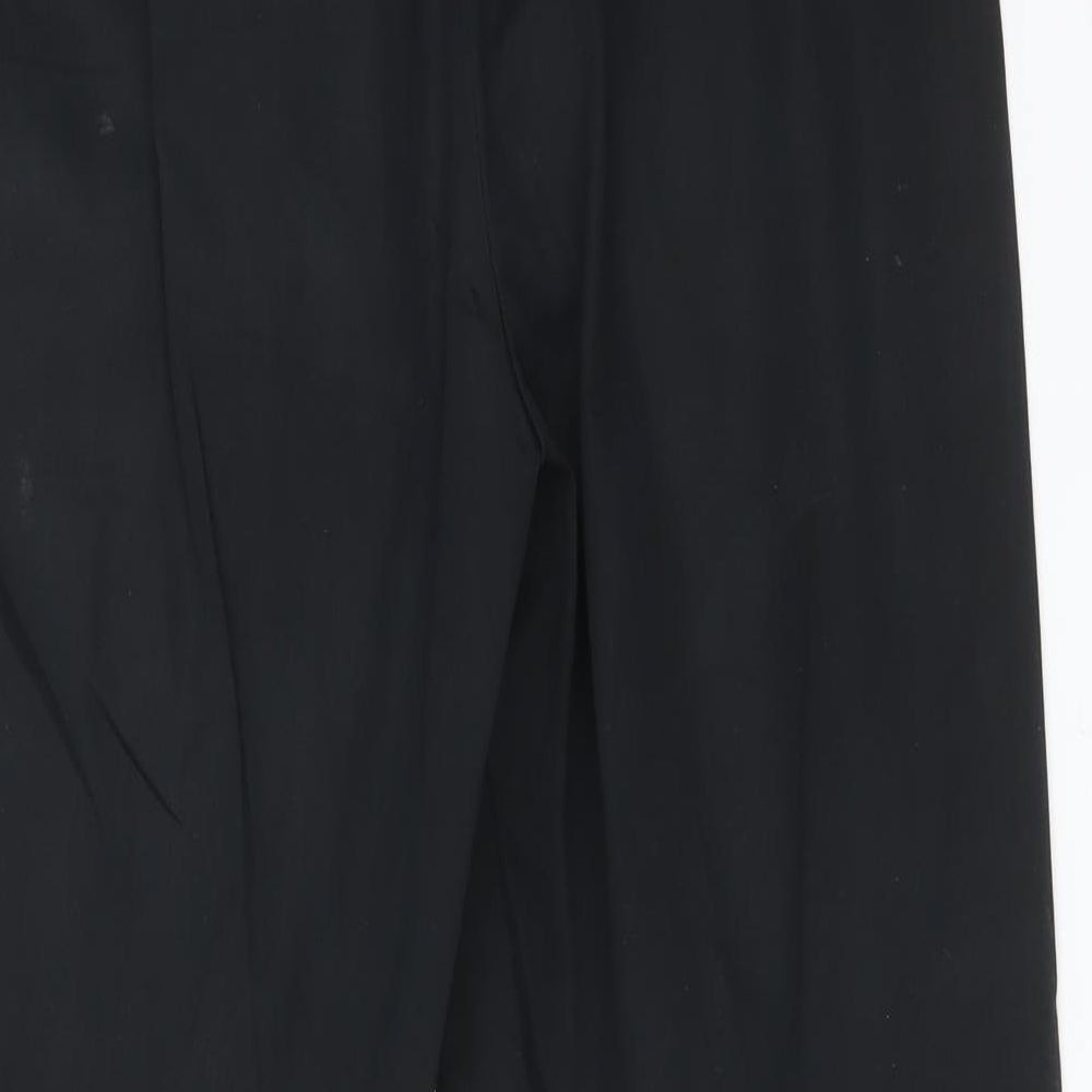 M&S Womens Black   Trousers  Size 16 L24 in