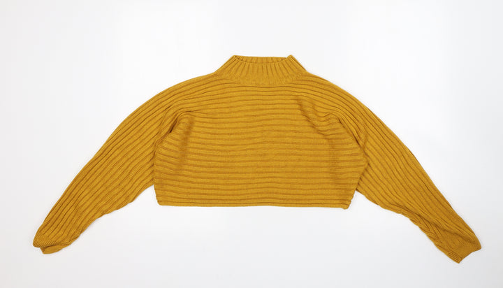 New Look Girls Yellow Pullover Jumper Size 12-13 Years