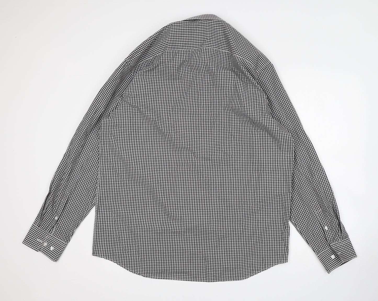 F&F Mens Multicoloured Check   Dress Shirt Size 16.5