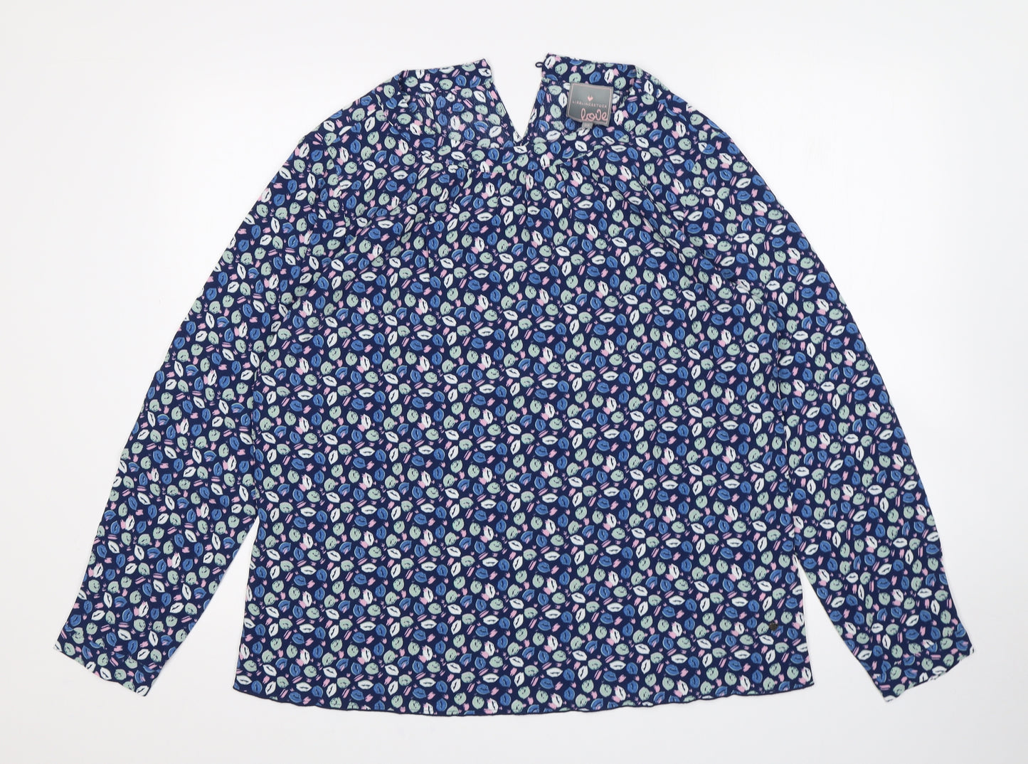 Lieblingsstuck Womens Multicoloured Floral  Basic Blouse Size 10