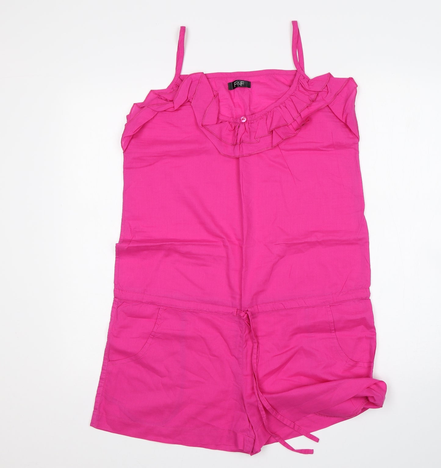 F&F Womens Pink   Playsuit One-Piece Size S
