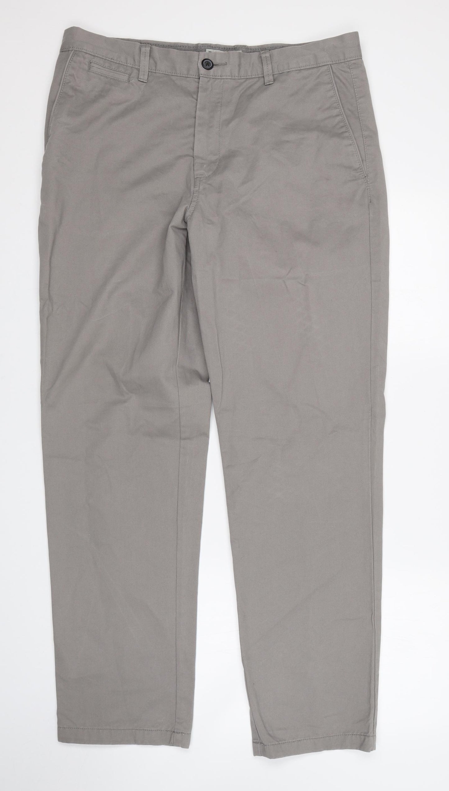 TU Mens Green   Chino Trousers Size 34 L32 in