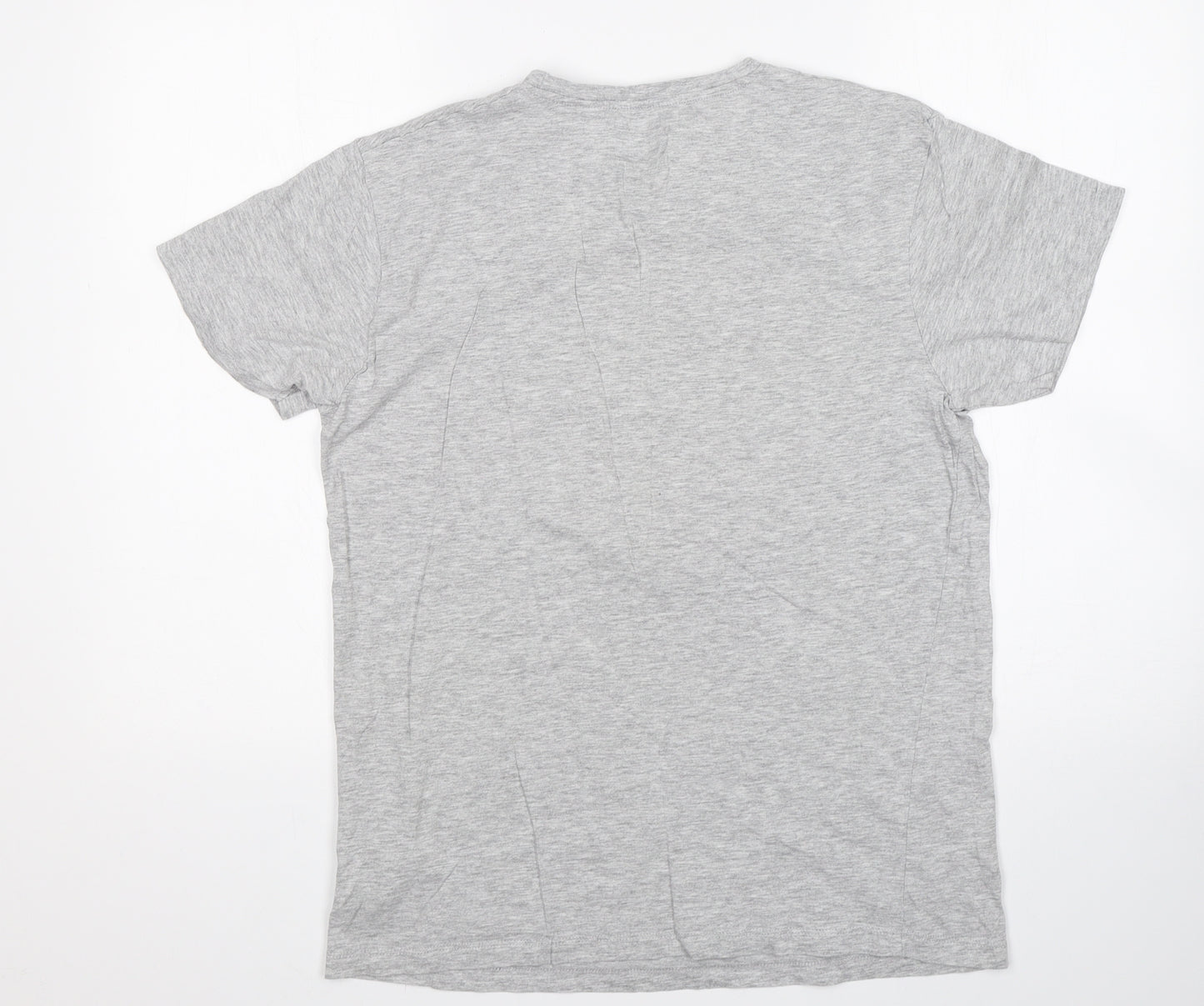 Cedar Wood State Mens Grey    T-Shirt Size M  - Minions Christmas