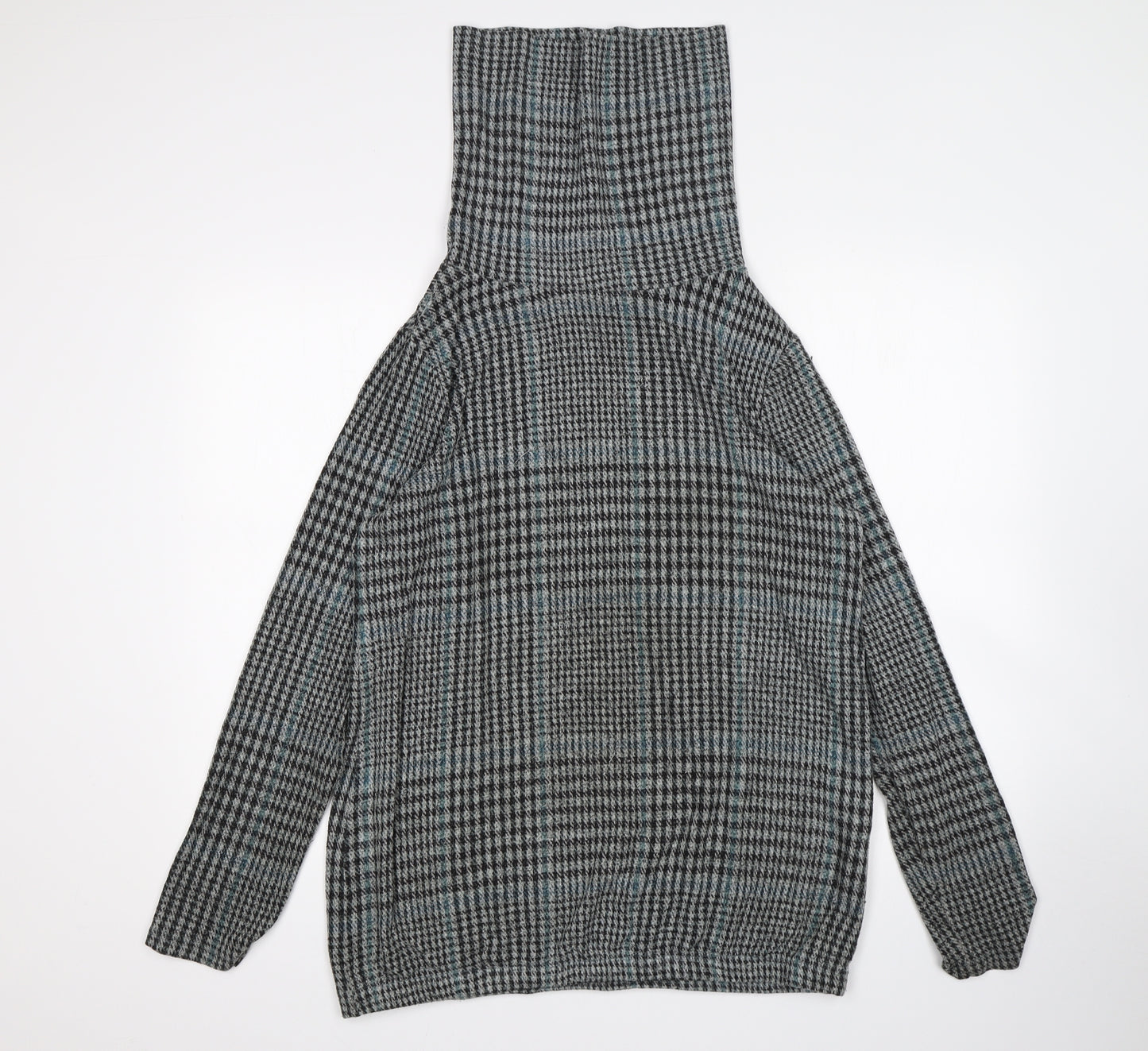 Soyaconcept Womens Multicoloured Houndstooth  Pullover Jumper Size L