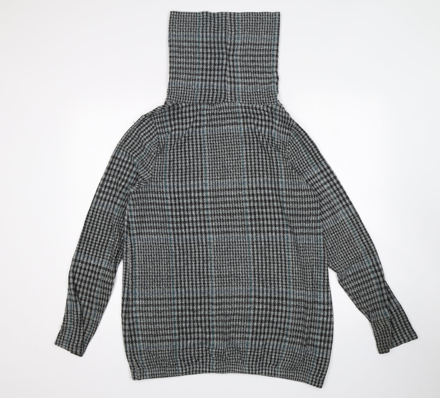 Soyaconcept Womens Multicoloured Houndstooth  Pullover Jumper Size L