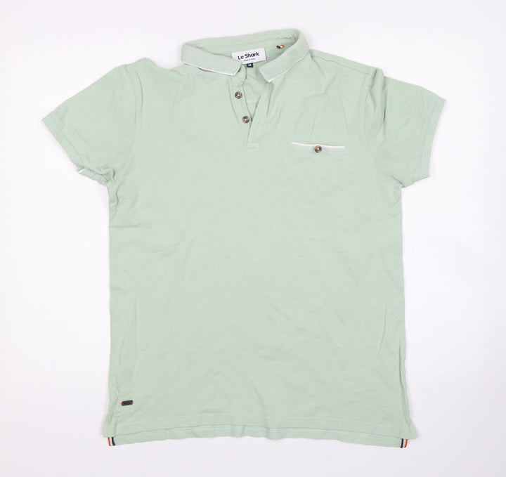 Le Shark Womens Green Basic Polo Size M