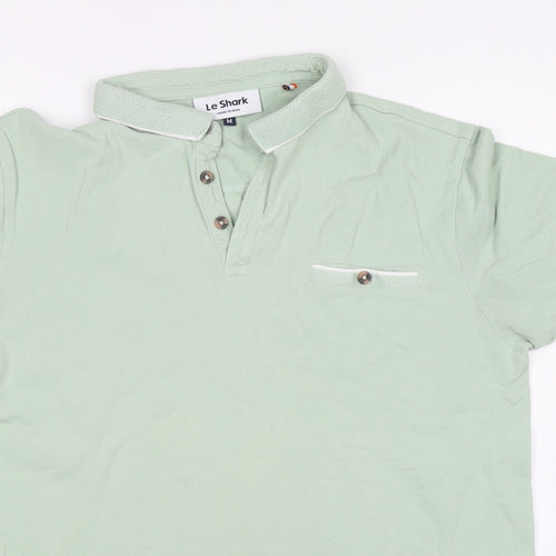 Le Shark Womens Green   Basic Polo Size M