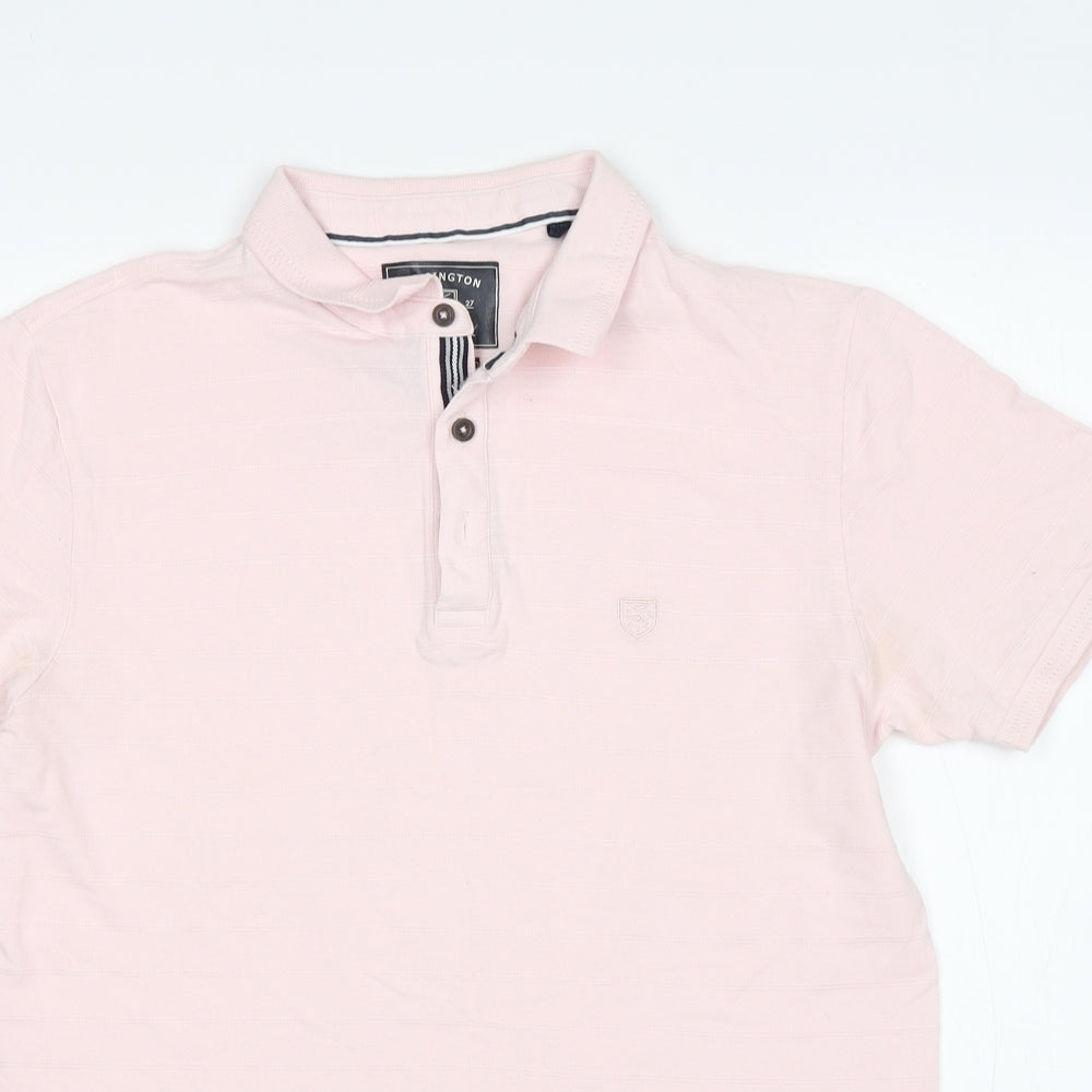 Kensington Mens Pink    Polo Size M