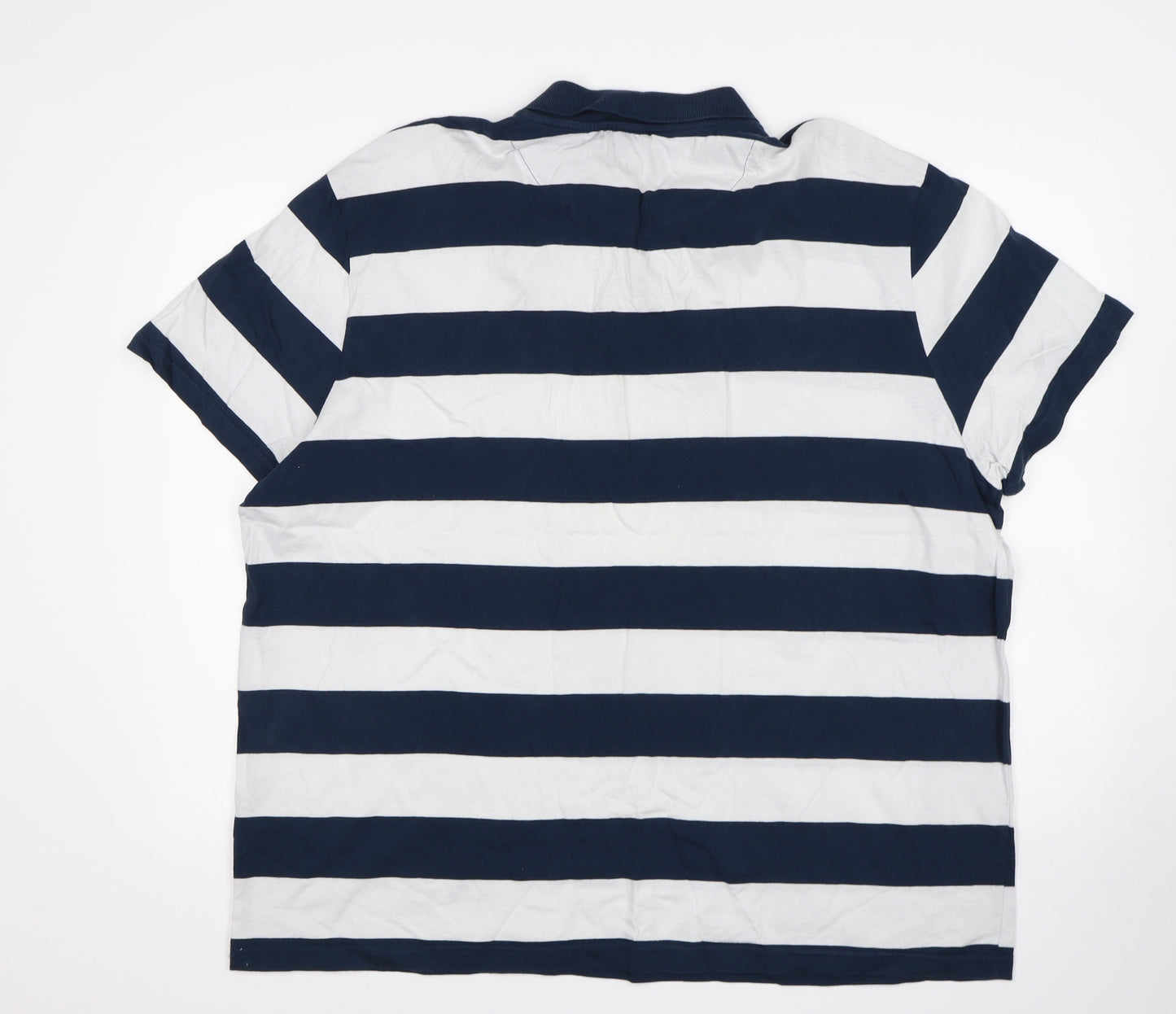 TU Mens Multicoloured Striped   Polo Size 2XL