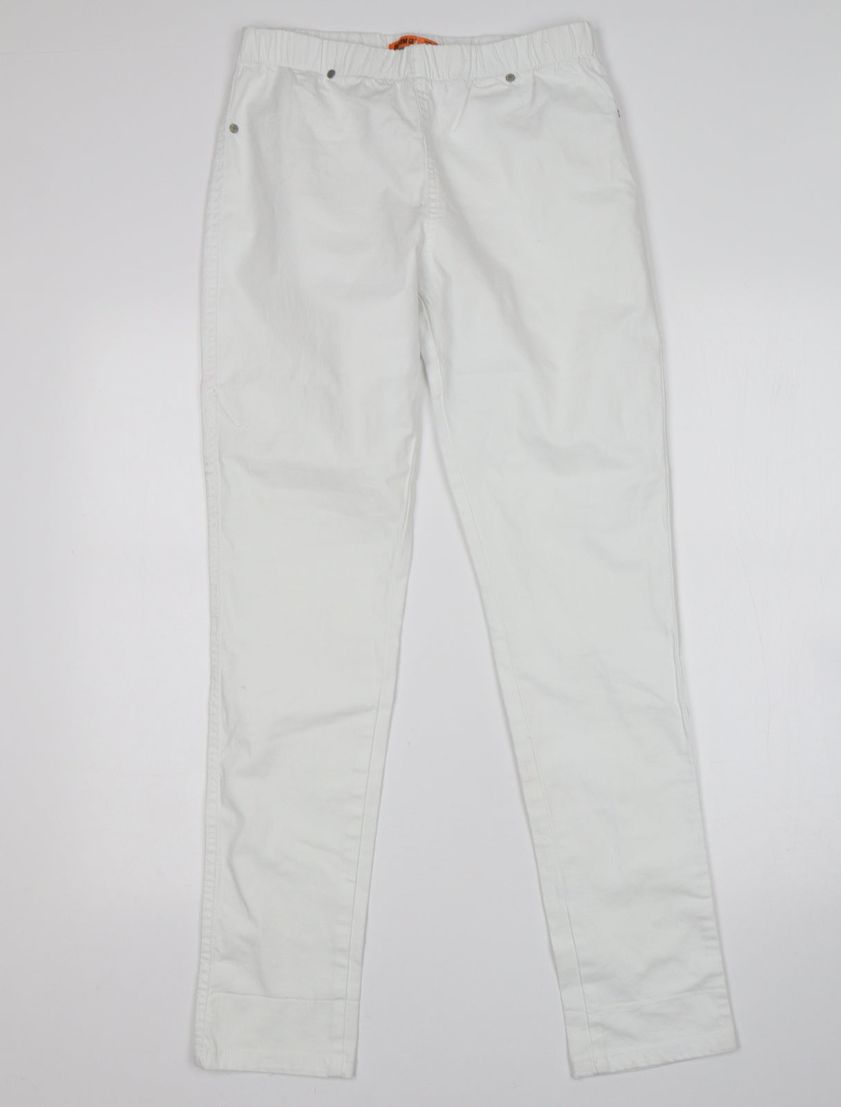 Denim Co Womens White   Jegging Jeans Size 12 L30 in