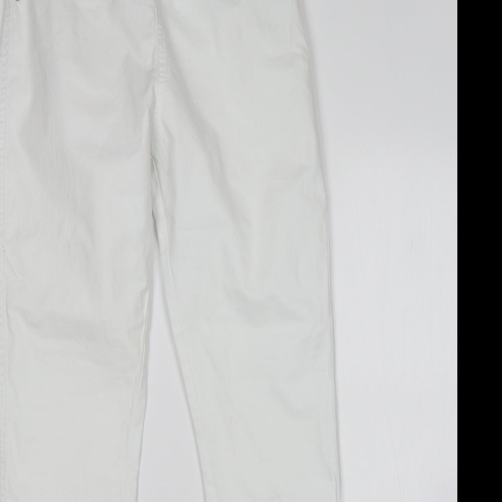 Denim Co Womens White   Jegging Jeans Size 12 L30 in