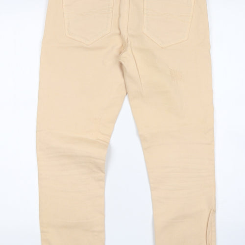 Zara Womens Beige   Cropped Jeans Size 6 L25 in