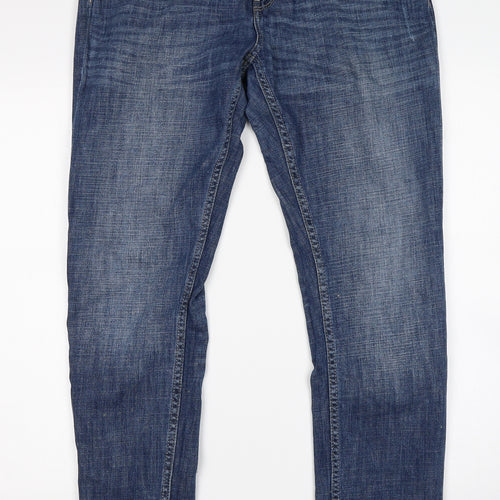 NEXT Womens Blue   Boyfriend Jeans Size 10 L30 in