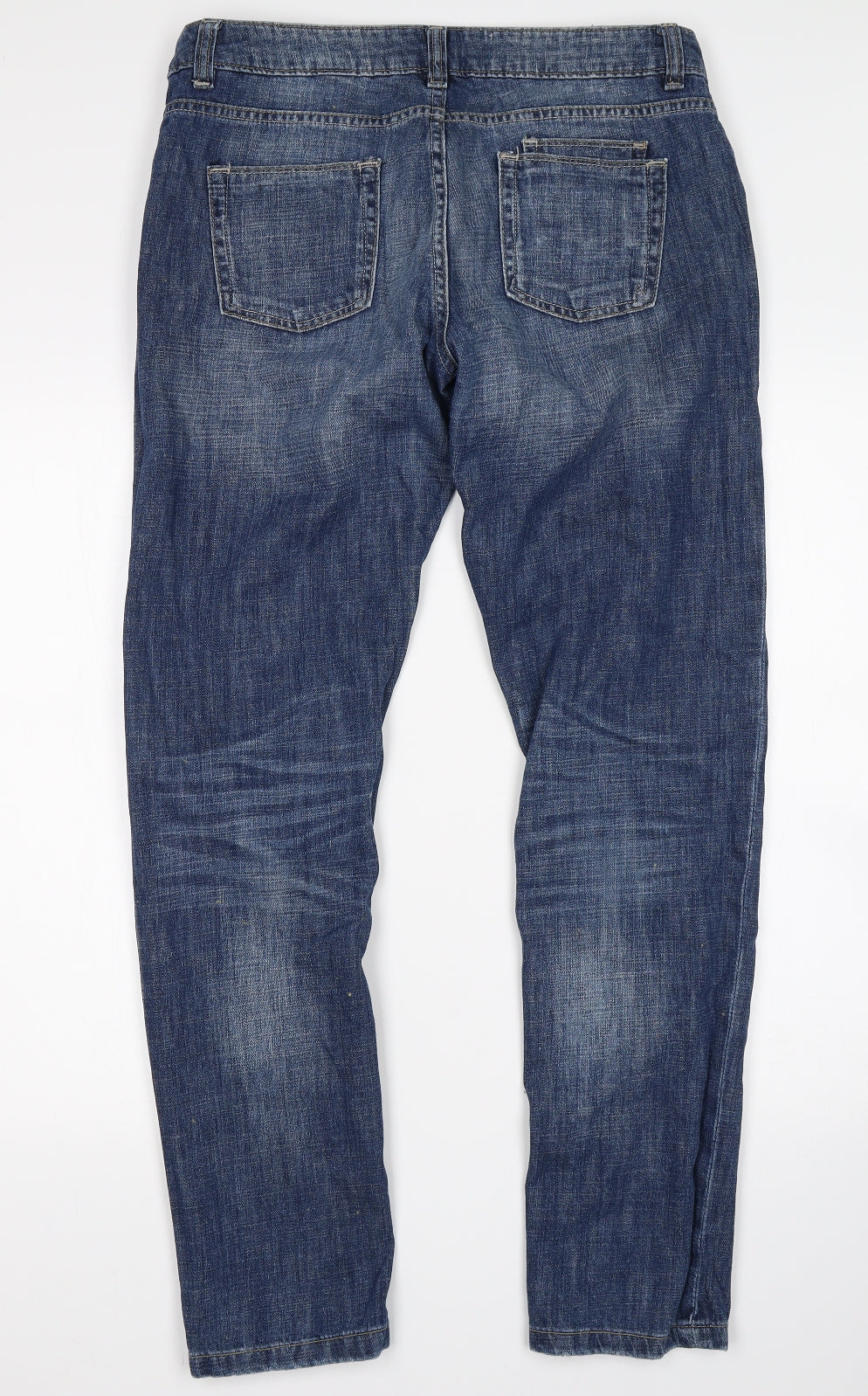 NEXT Womens Blue   Boyfriend Jeans Size 10 L30 in