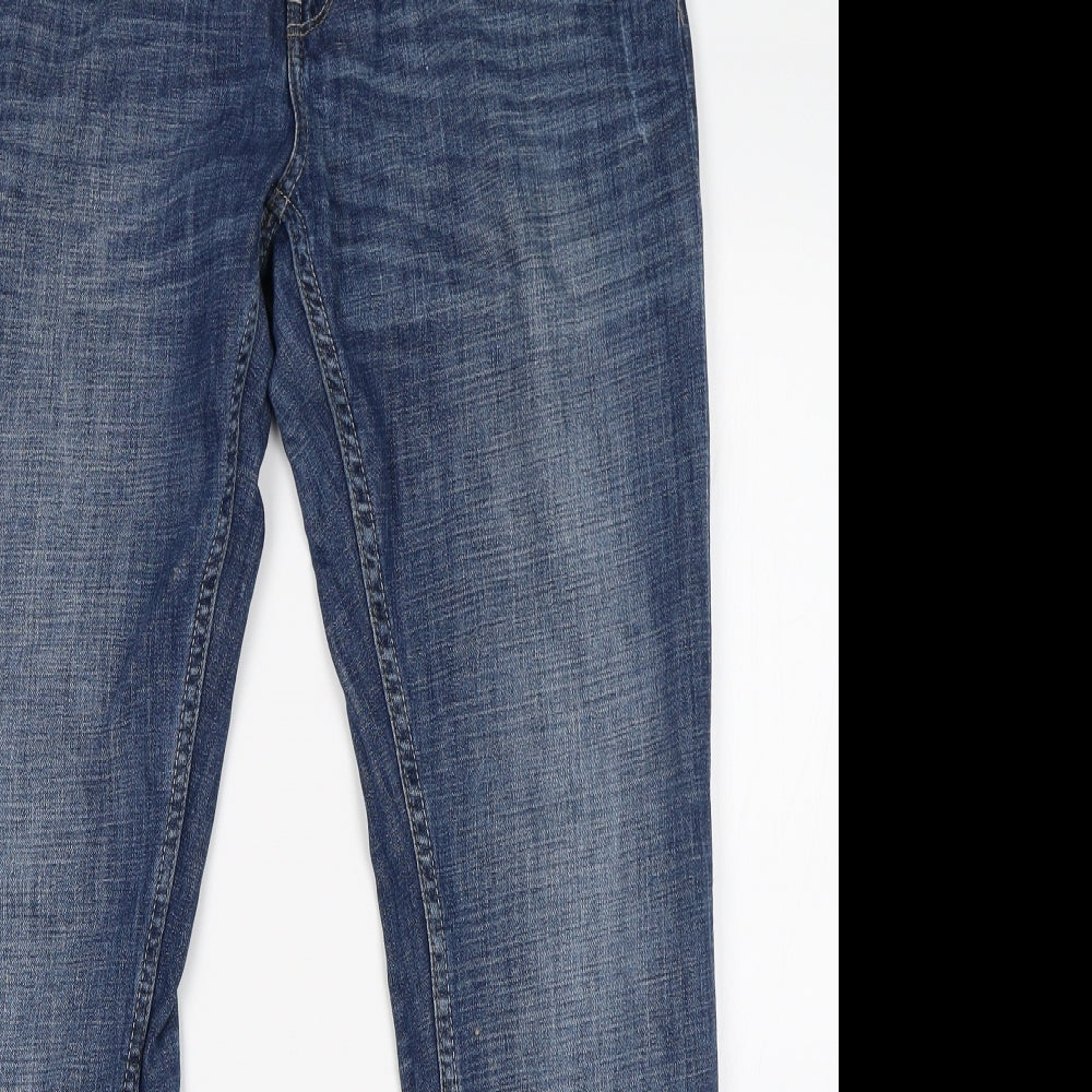 NEXT Womens Blue   Boyfriend Jeans Size 10 L30 in
