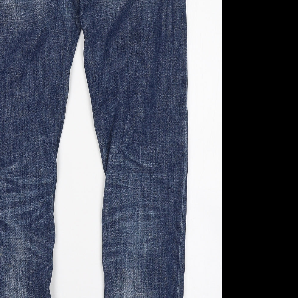NEXT Womens Blue   Boyfriend Jeans Size 10 L30 in