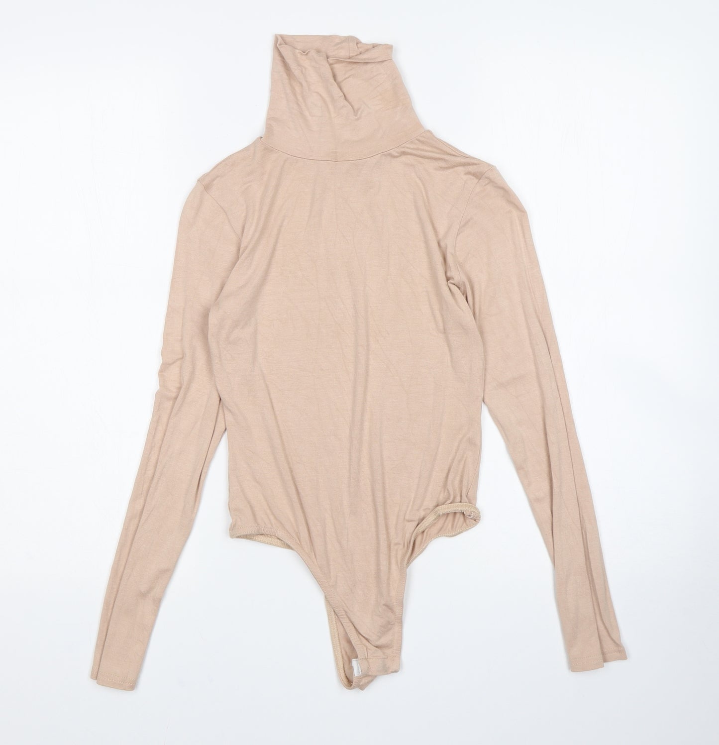 Preworn Womens Beige   Bodysuit One-Piece Size S