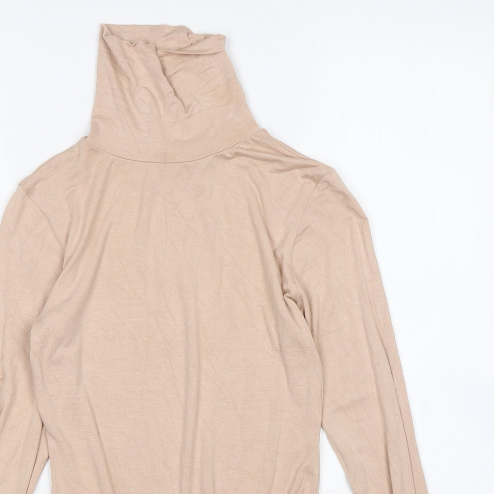Preworn Womens Beige   Bodysuit One-Piece Size S