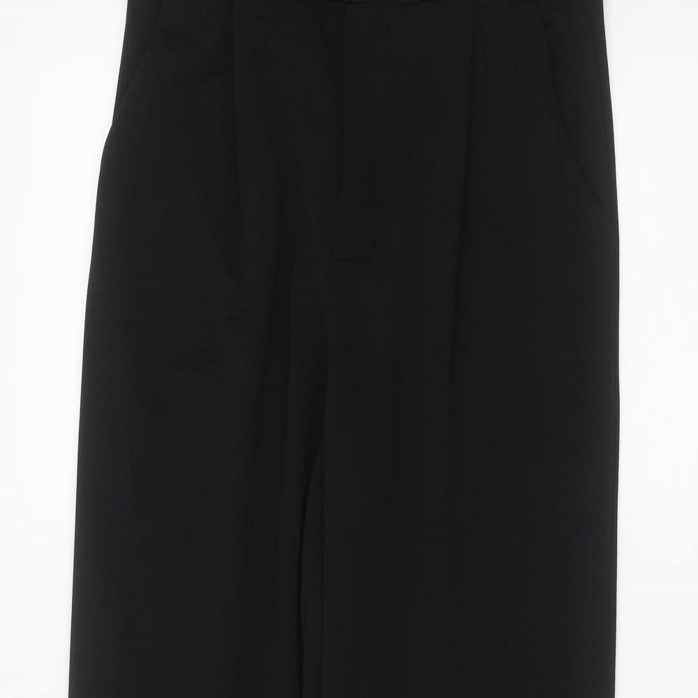Boohoo Womens Black   Trousers  Size 10 L25 in