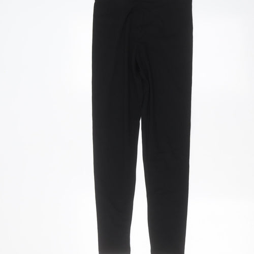 Nutmeg Womens Black   Jogger Leggings Size 10 L25 in