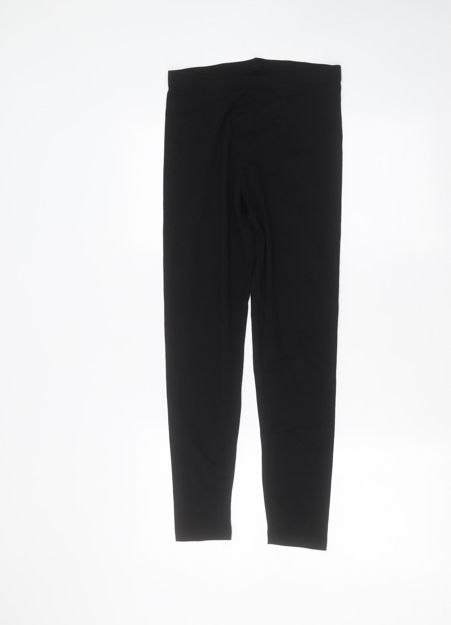 Nutmeg Womens Black   Jogger Leggings Size 10 L25 in