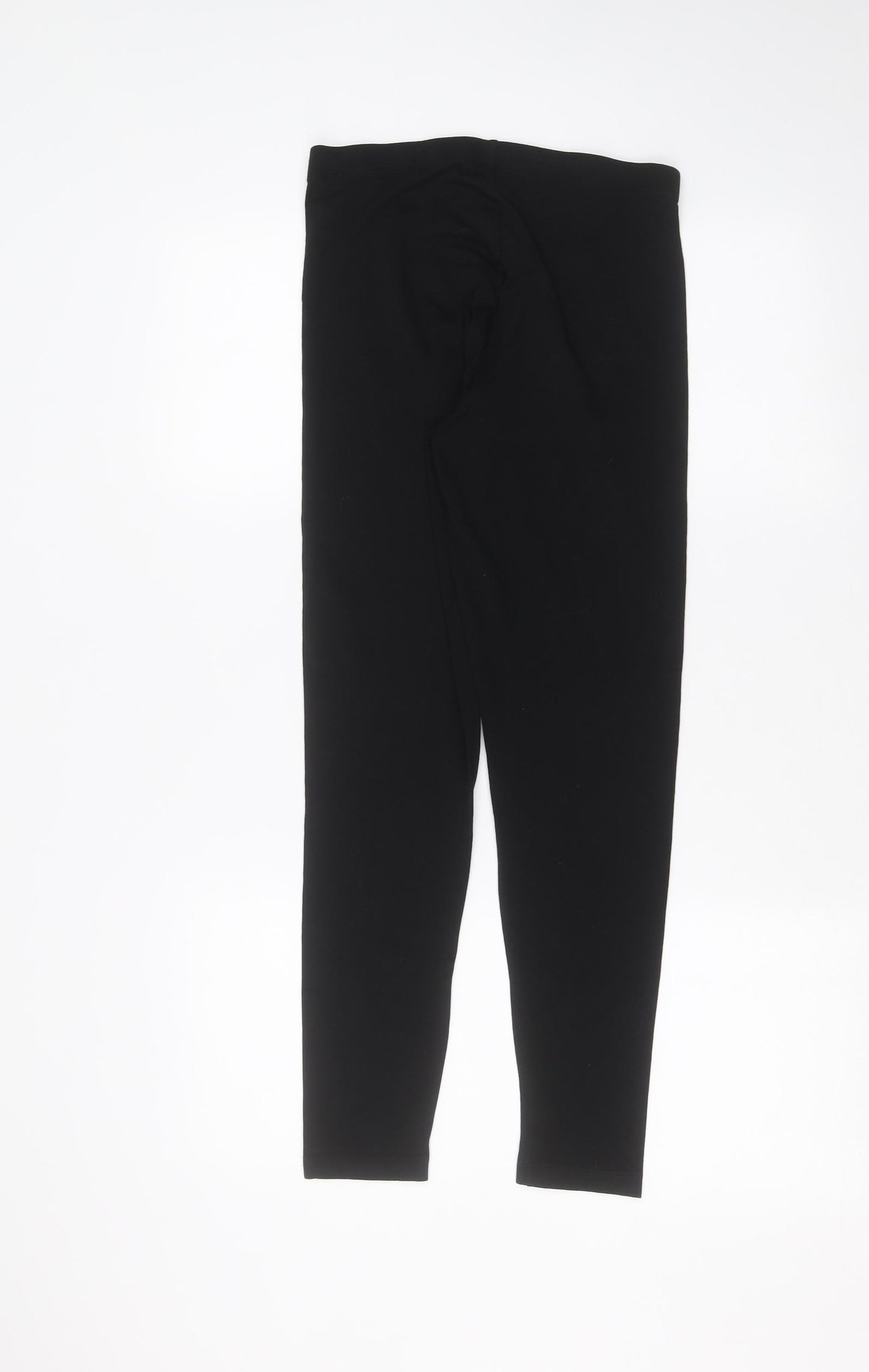 Nutmeg Womens Black   Jogger Leggings Size 10 L25 in