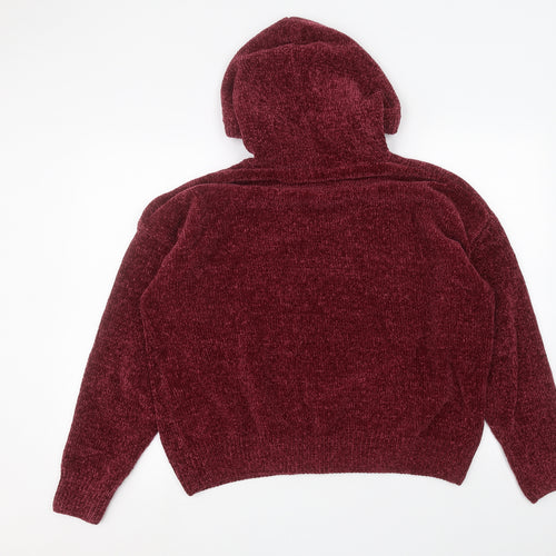 Primark Womens Red   Pullover Hoodie Size L