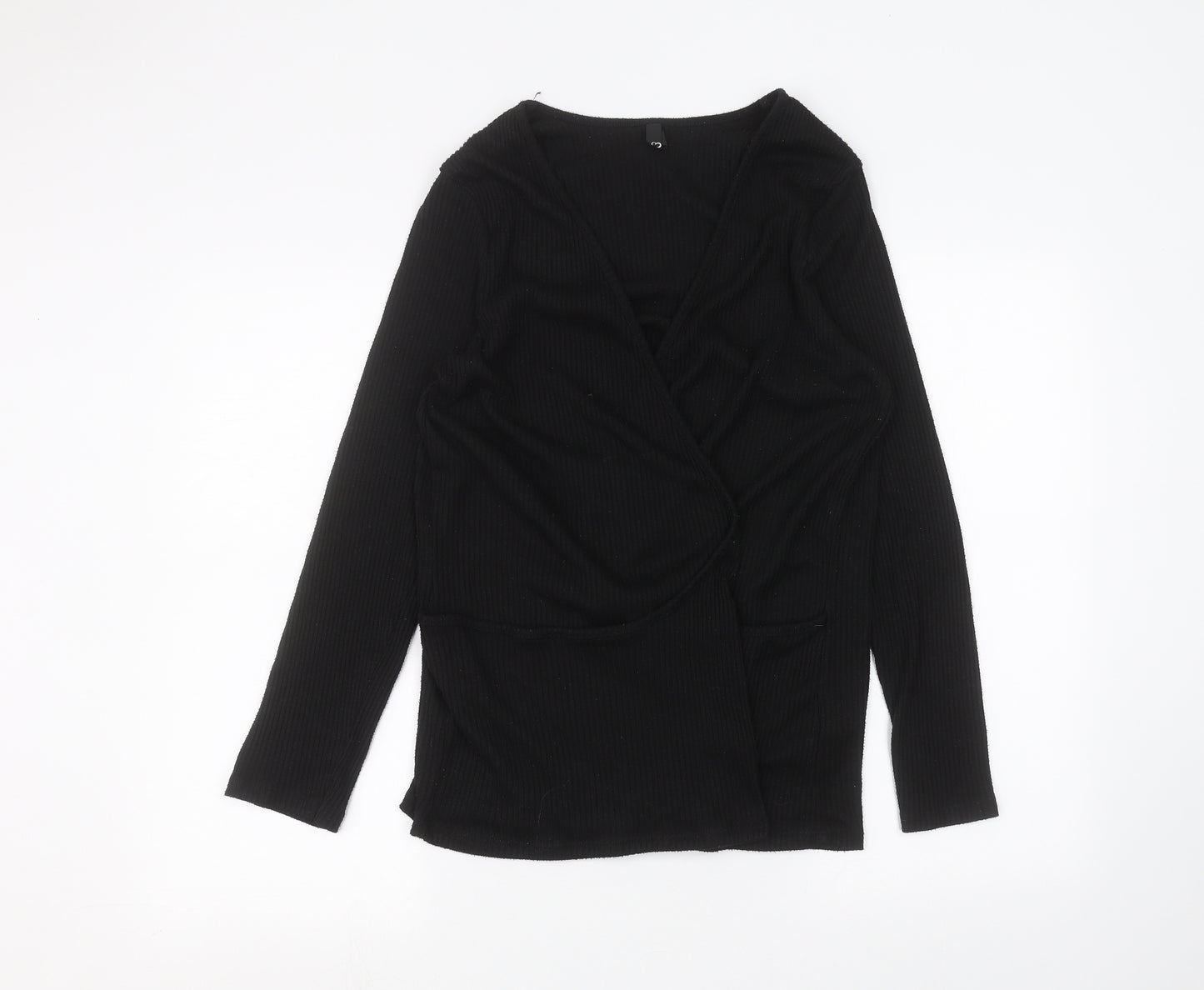 Preworn Womens Black   Cardigan Jumper Size 20