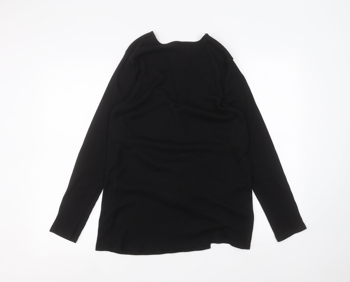 Preworn Womens Black   Cardigan Jumper Size 20