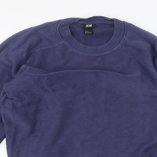 H&M Womens Blue   Pullover Jumper Size M