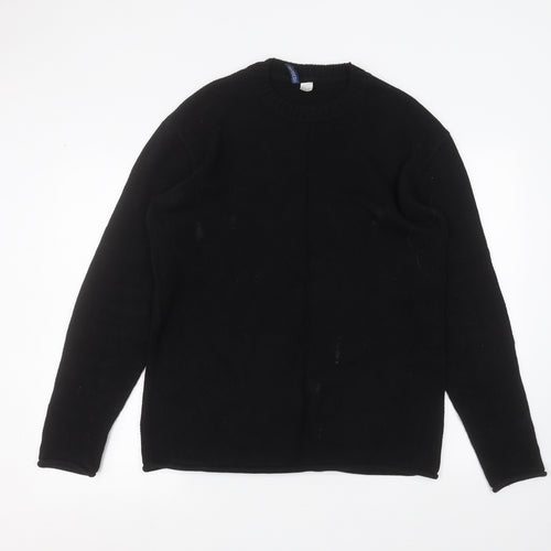 H&M Womens Black   Pullover Jumper Size S