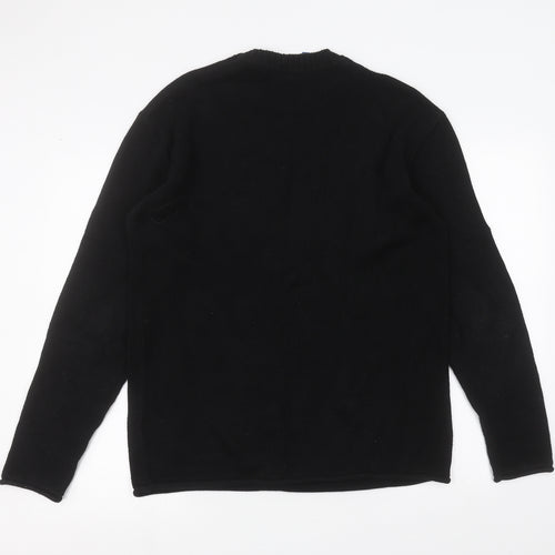 H&M Womens Black   Pullover Jumper Size S