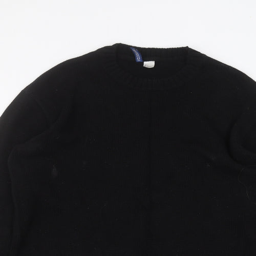 H&M Womens Black   Pullover Jumper Size S