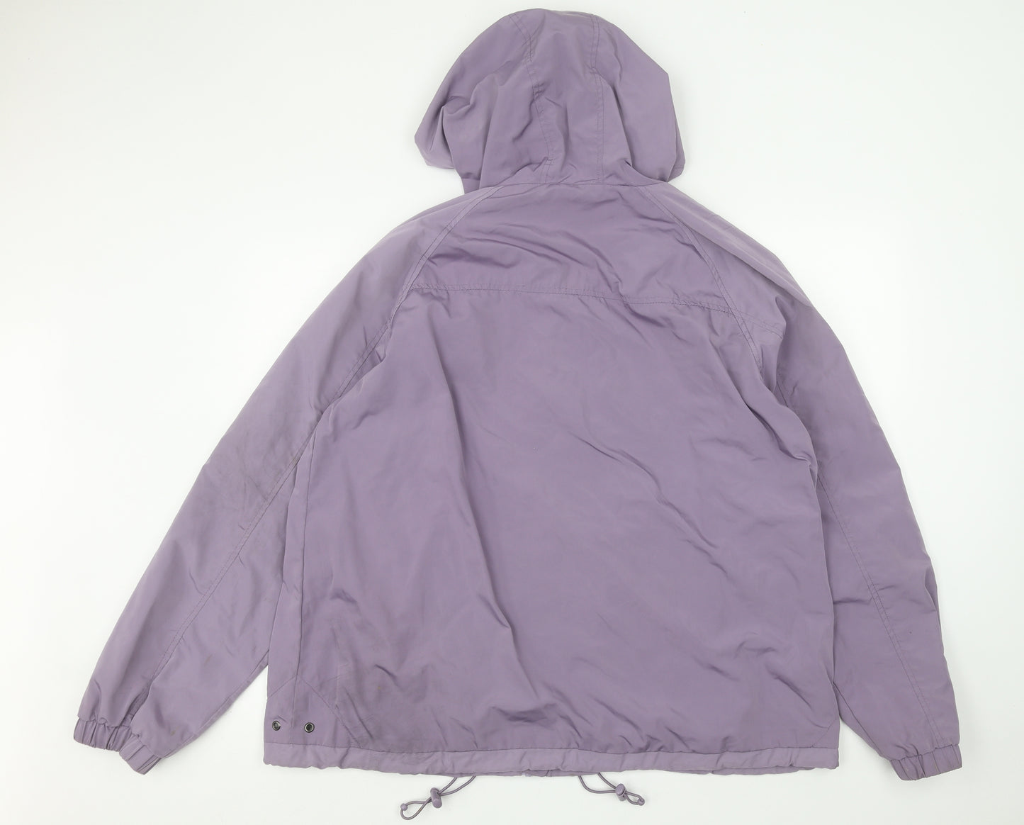 TU Womens Purple   Rain Coat Coat Size 22