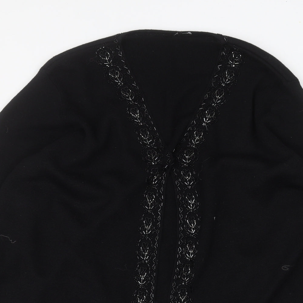 Marks and Spencer Womens Black   Cardigan Jumper Size 20