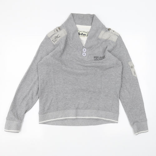 Lee Cooper Mens Grey   Pullover Jumper Size S