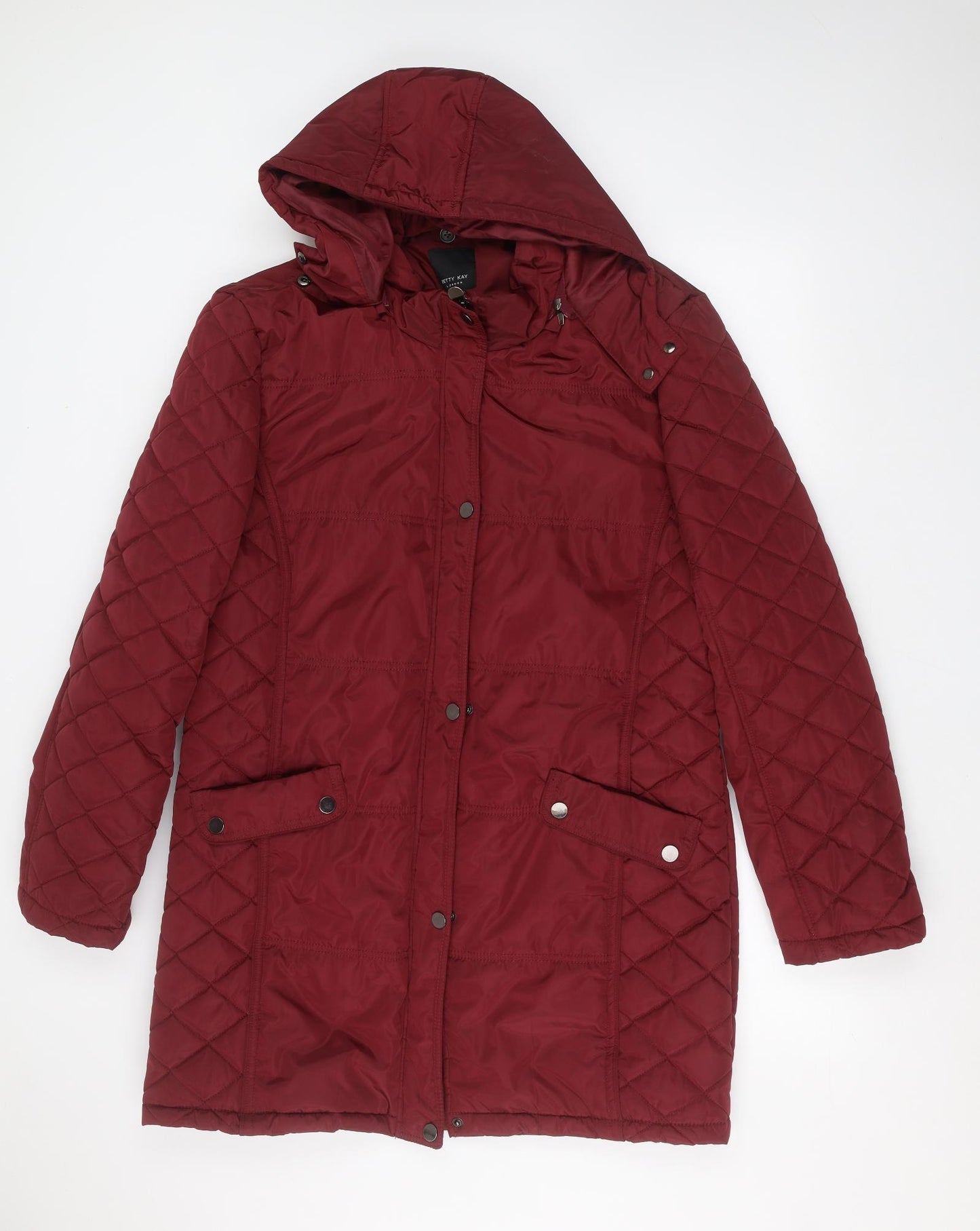 Betty kay Womens Red   Parka Coat Size 18